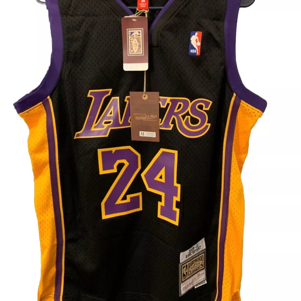 Los Angeles Lakers Jersey Hollywood Nights Mitchell & Ness Brand NEW L Size
